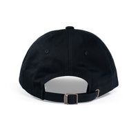 LEATHER PATCH Premium Curved Dad Hat - Black